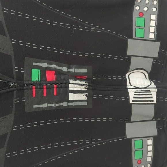 Star Wars Zip Front Hoodie w/Cutouts Kid's Size Medium - Picture 2 of 7
